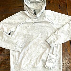 NWT Mens M LuluLemon City Sweat Pullover Hoodie Grey